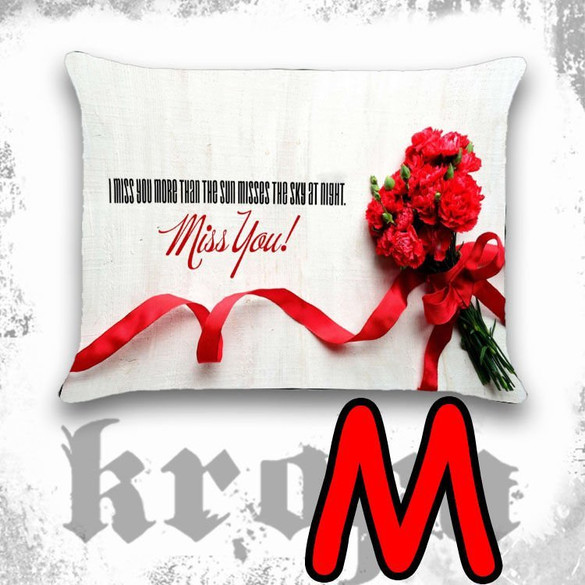 Poduszka WALENTYNKI MIŁOŚĆ 58 CM 38 CM PREZENT