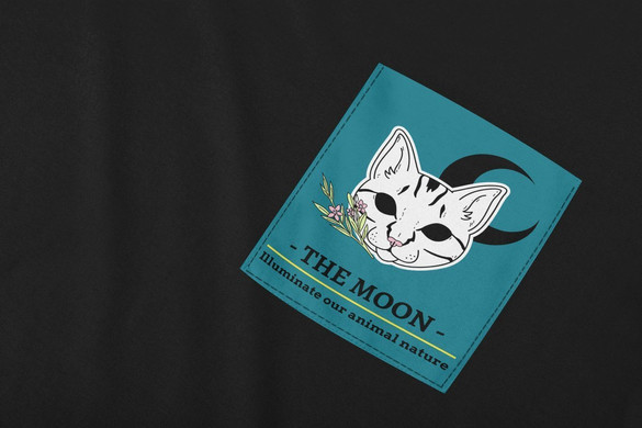 Koszulka z kieszonką THE MOON