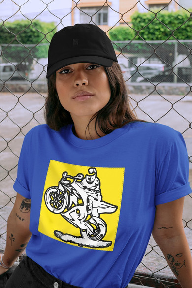 Koszulka z naszywką Lubię zapierd..lać 05