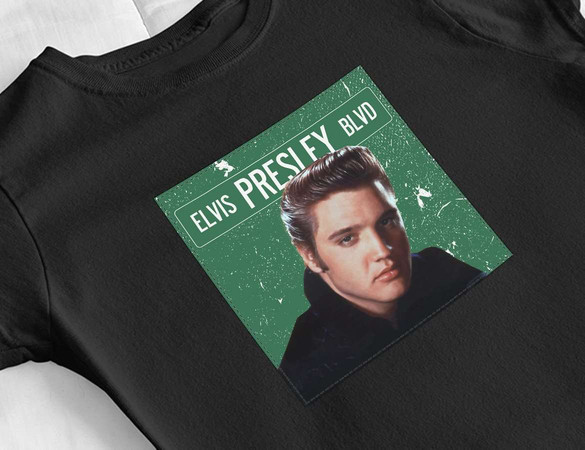 Bluzka damska z naszywką Elvis Presley 03