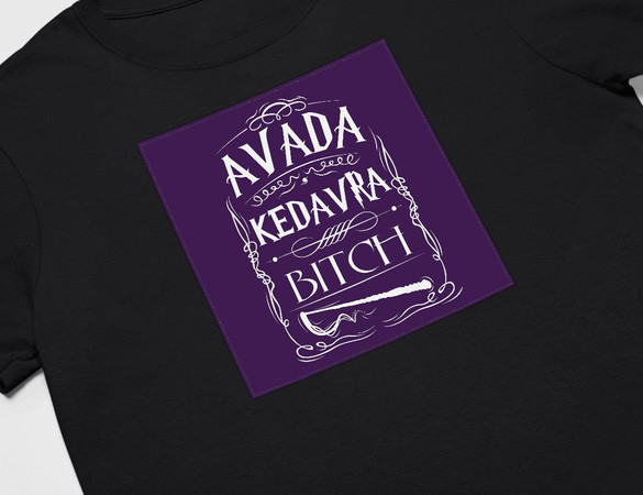 Koszulka z naszywką  Harry Potter spell