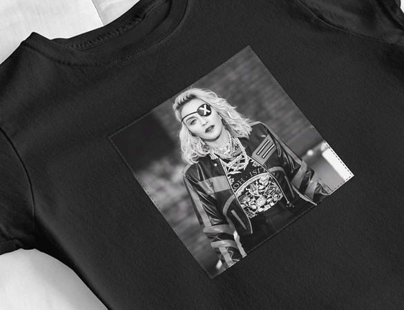 Bluzka damska z naszywką MADONNA Like a..