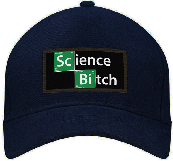 Czapka SCIENCE BITCH bejsbolówka z naszywką