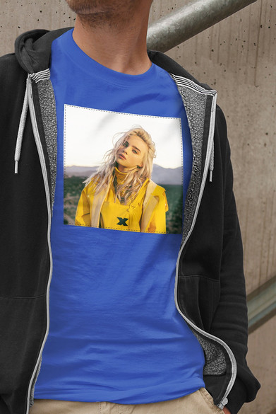 Koszulka z naszywką Billie Eilish 07