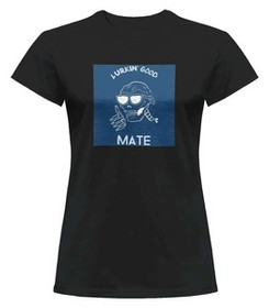 Bluzka damska z naszywką Lurkin' good mate