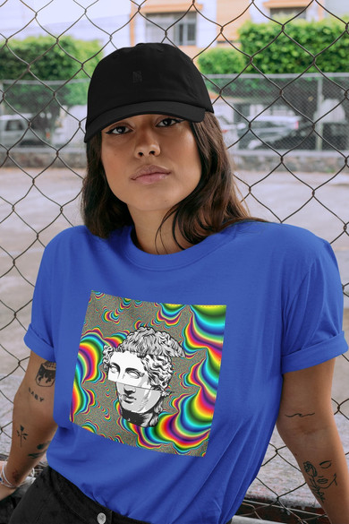 Koszulka z naszywką Psychodelic Dawid