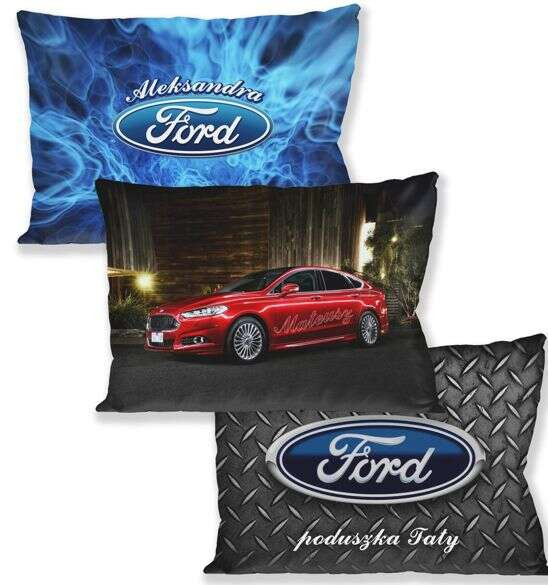 Poduszka fana FORD FULLPRINT 60x40cm WZORY
