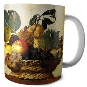 Kubek Kosz z owocami Caravaggio