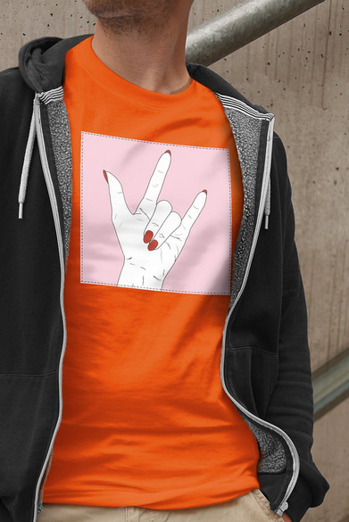 Koszulka z naszywką Sweet Metal Gesture