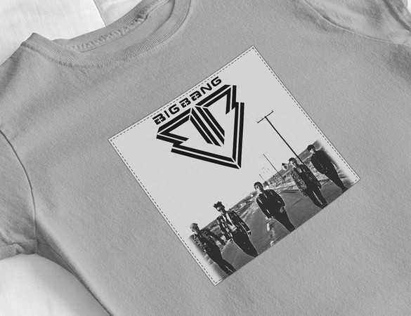 Bluzka damska z naszywką BIG BANG band