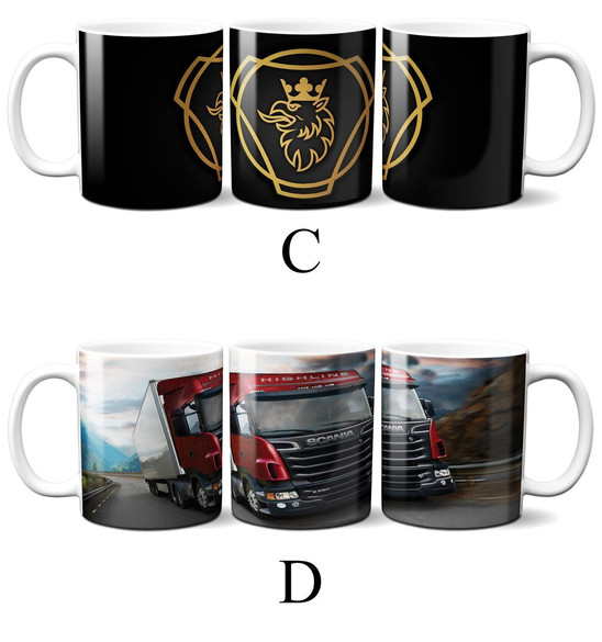  Zestaw SCANIA poduszka+kubek WZORY+GRATIS!