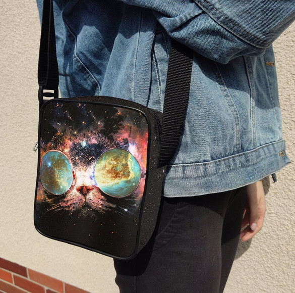 Torba Listonoszka KOT W OKULARACH 02 Dodaj Napis!