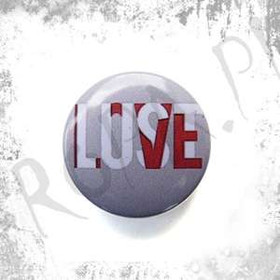Przypinka LUST = LOVE