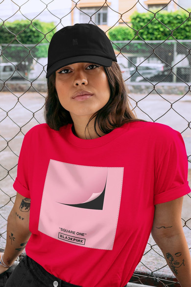 Koszulka z naszywką BlackPink Square one