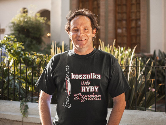Koszulka dla Wędkarza na RYBY Podaj IMIĘ!
