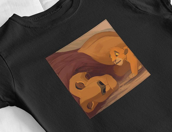 Bluzka damska z naszywką Mufasa dies