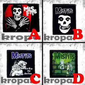 Naszywka MISFITS 10 x 10 cm  Dużo Wzorów!