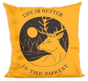 Poduszka Life is better...