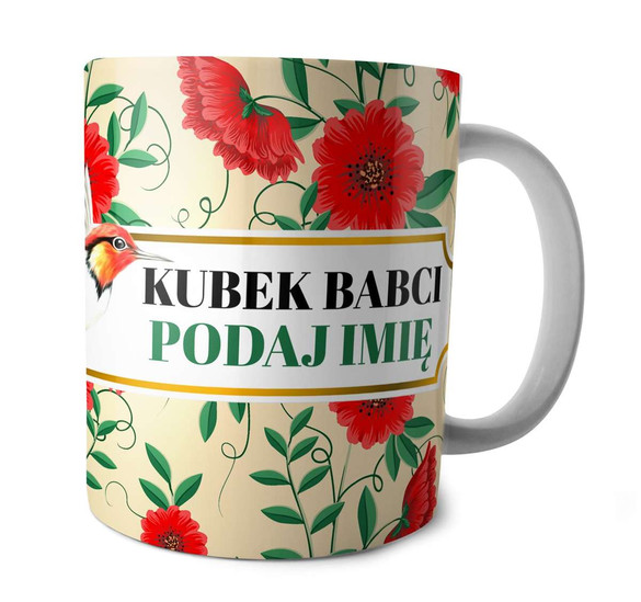 Kubek na Dzień Babci DODAJ NAPIS!