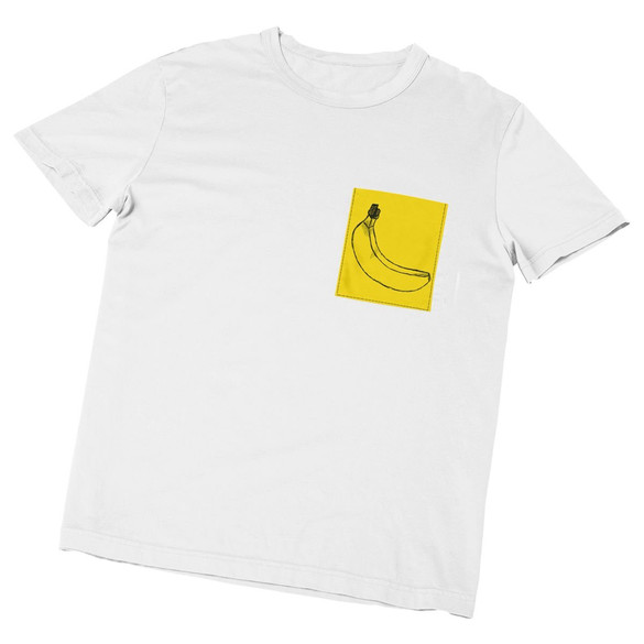 Koszulka z kieszonką BANAN BANANA
