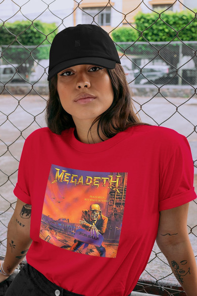 Koszulka z naszywką Megadeth Peace sells