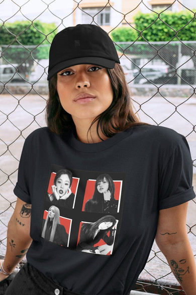 Koszulka z naszywką BlackPink Squad