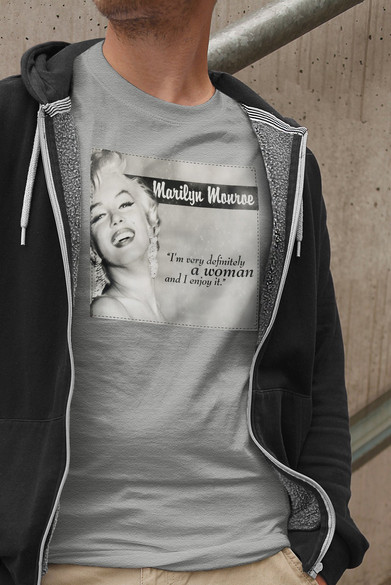 Koszulka z naszywką Marilyn Monroe 02