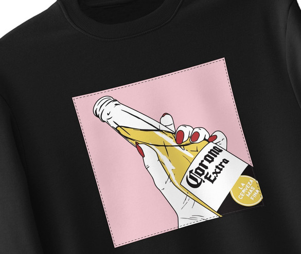 Bluza z naszywką CORONA Extra