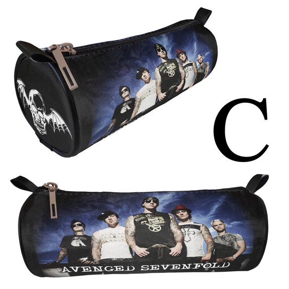 AVENGED SEVENFOLD Piórnik szkolny tuba WZORY