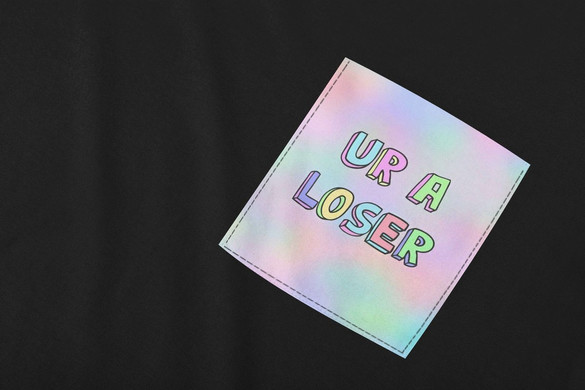 Koszulka z kieszonką UR A LOSER