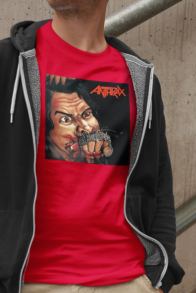 Koszulka z naszywką Anthrax Fistful of..