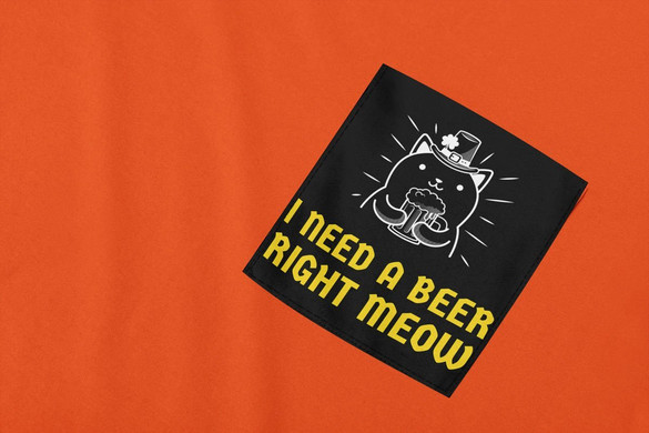 Koszulka z kieszonką I NEED A BEER