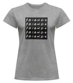 Bluzka damska z naszywką Friends logo