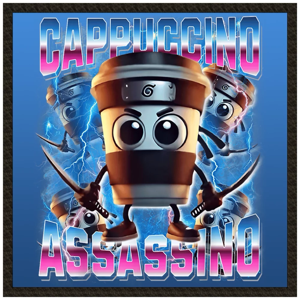 Naszywka Italian Brainrot Cappuccino Assassino