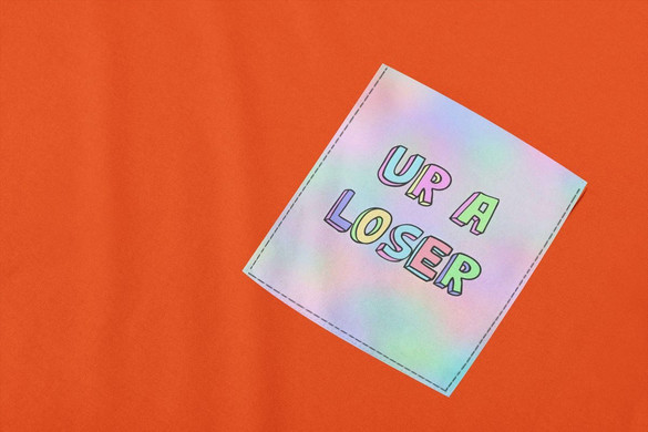 Koszulka z kieszonką UR A LOSER