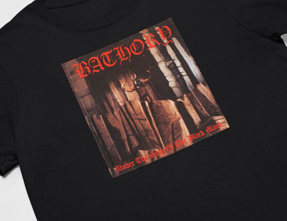 Koszulka z naszywką BATHORY 02