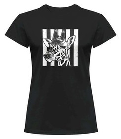 Bluzka damska z naszywką Giraffe/ żyrafa