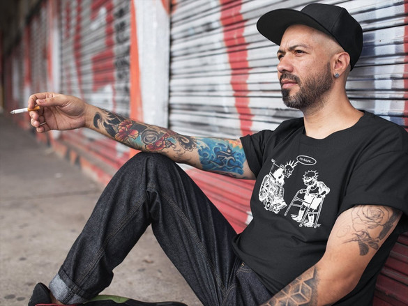 Koszulka No future, old punks + Twój napis