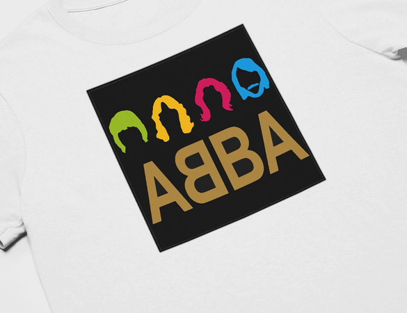 Koszulka z naszywką  ABBA logo