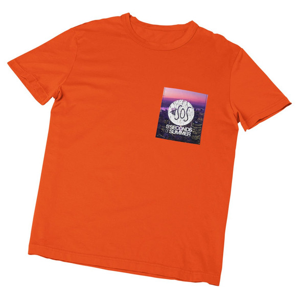 Koszulka z kieszonką 5 SECONDS OF SUMMER