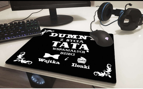 Podkładka na Dzień Taty DUMNY Z DYCIA TATĄ