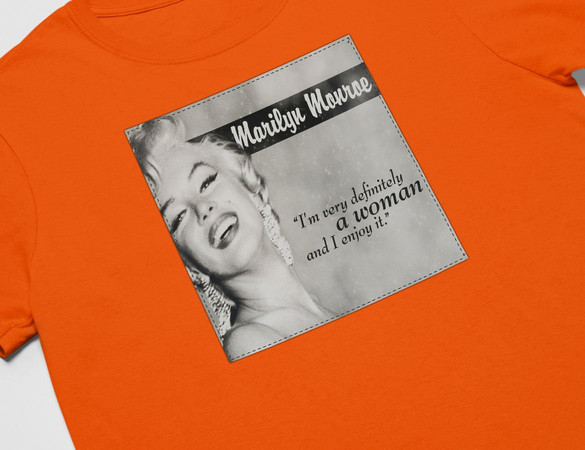 Koszulka z naszywką Marilyn Monroe 02