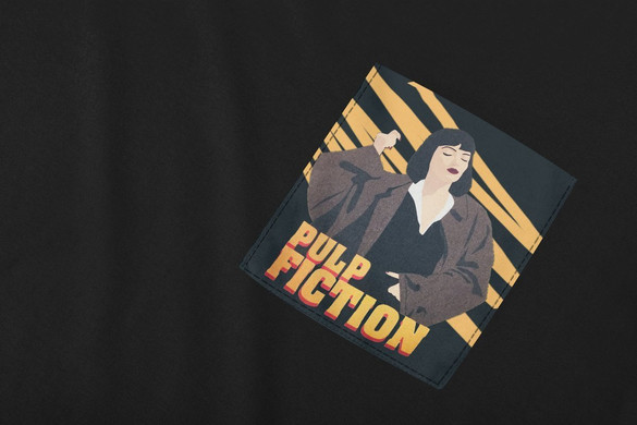 Koszulka z kieszonką PULP FICTION MIA