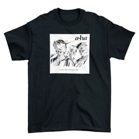 Koszulka z naszywką  A-HA  Living..