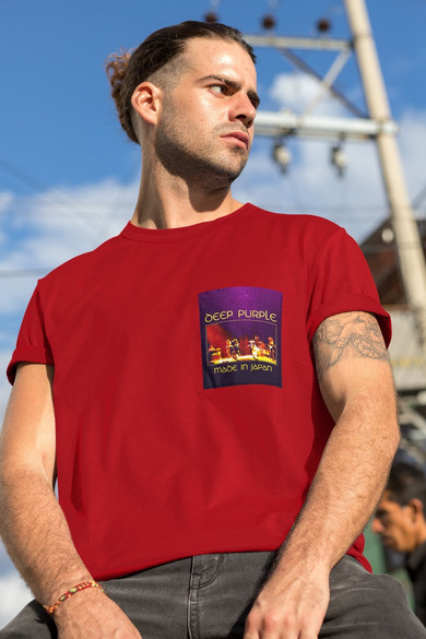 Koszulka z kieszonką Deep Purple