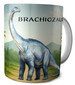 Kubek Dinozaury Brachiozaur z imieniem dziecka