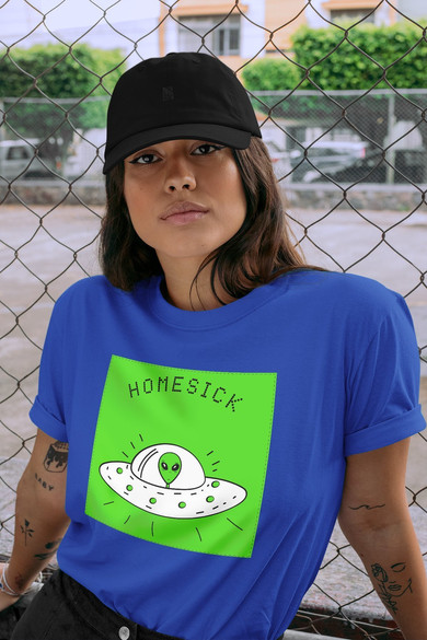 Koszulka z naszywką Homesick