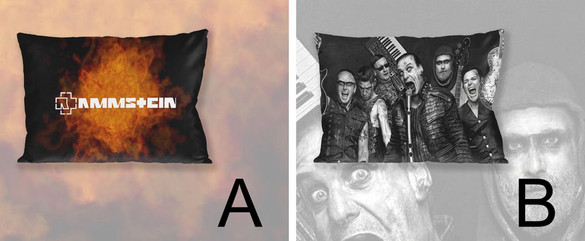 Zestaw RAMMSTEIN poduszka+kubek+GRATIS  WZORY