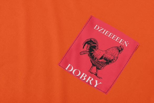 Koszulka z kieszonką DZIEŃ DOBRY...