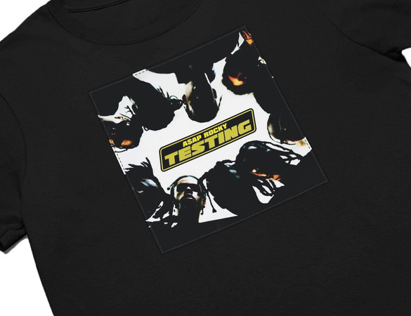 Koszulka z naszywką Asap Rocky Testing